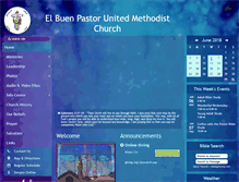 Tablet Screenshot of elbuenpastorumc.com